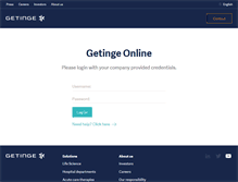 Tablet Screenshot of getingeonline.com